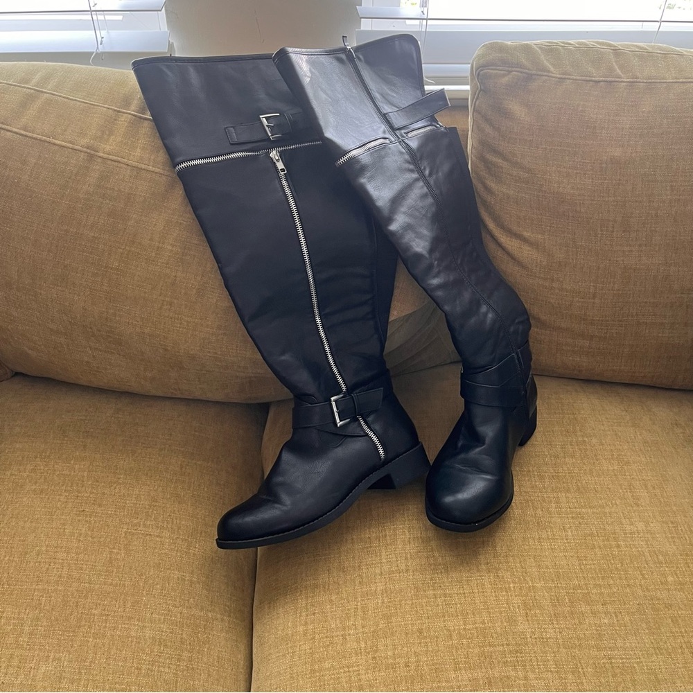 Torrid Black Over the Knee Boots